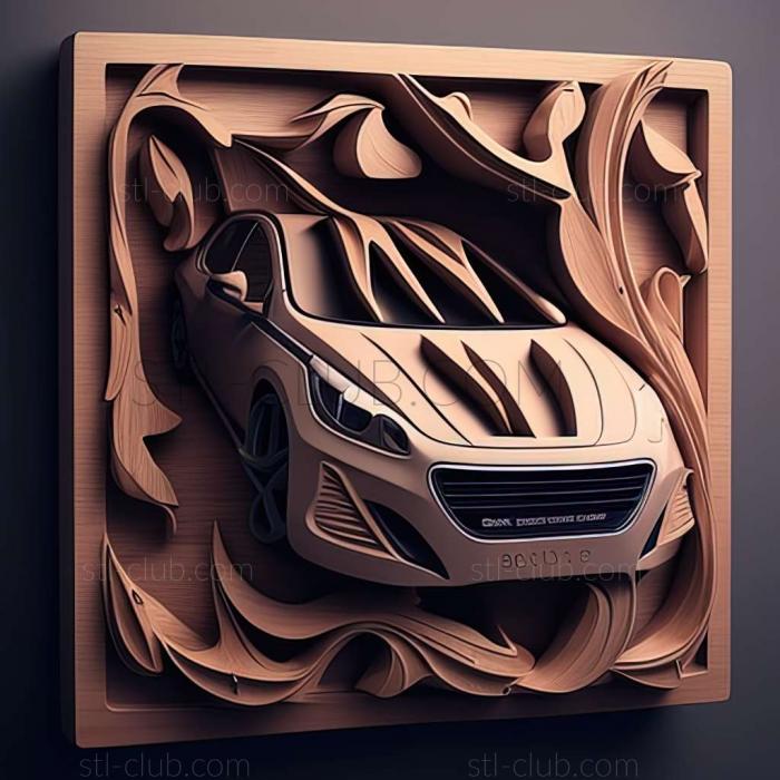 3D model Peugeot 208 (STL)